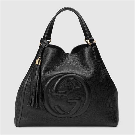 gucci soho leather shoulder bag large|gucci soho large hobo bag.